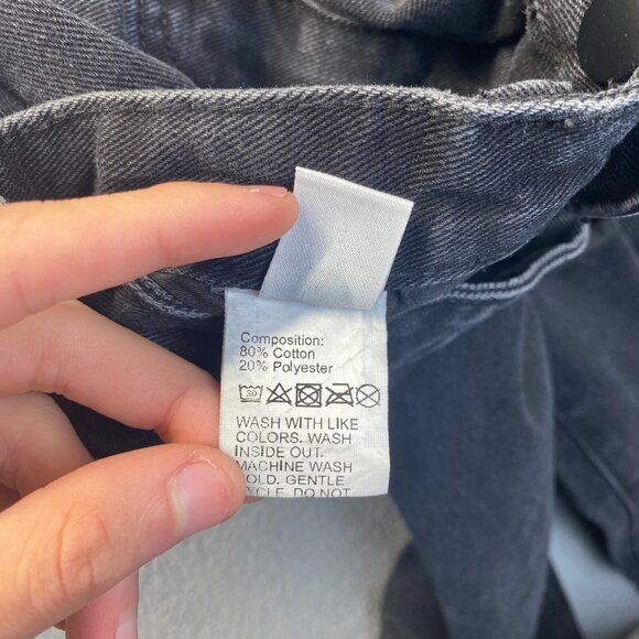 Romwe Grundge Gothic Black Skull Jeans Size Small,Y2K,Teens,High‎ Rise - Picture 10 of 15